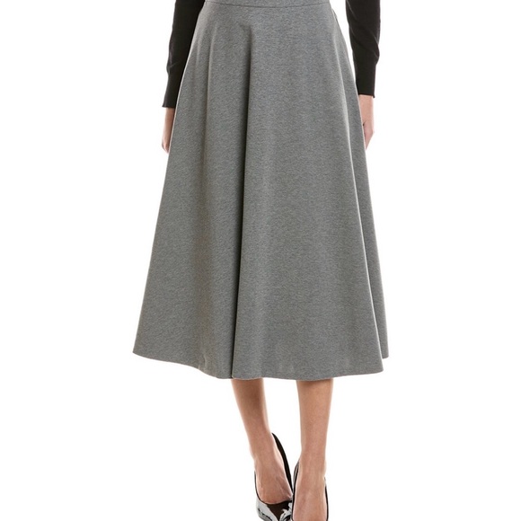 Brunello Cucinelli Elegant Gray Women's A-line Skirt Size 44 (4) New - Picture 1 of 7